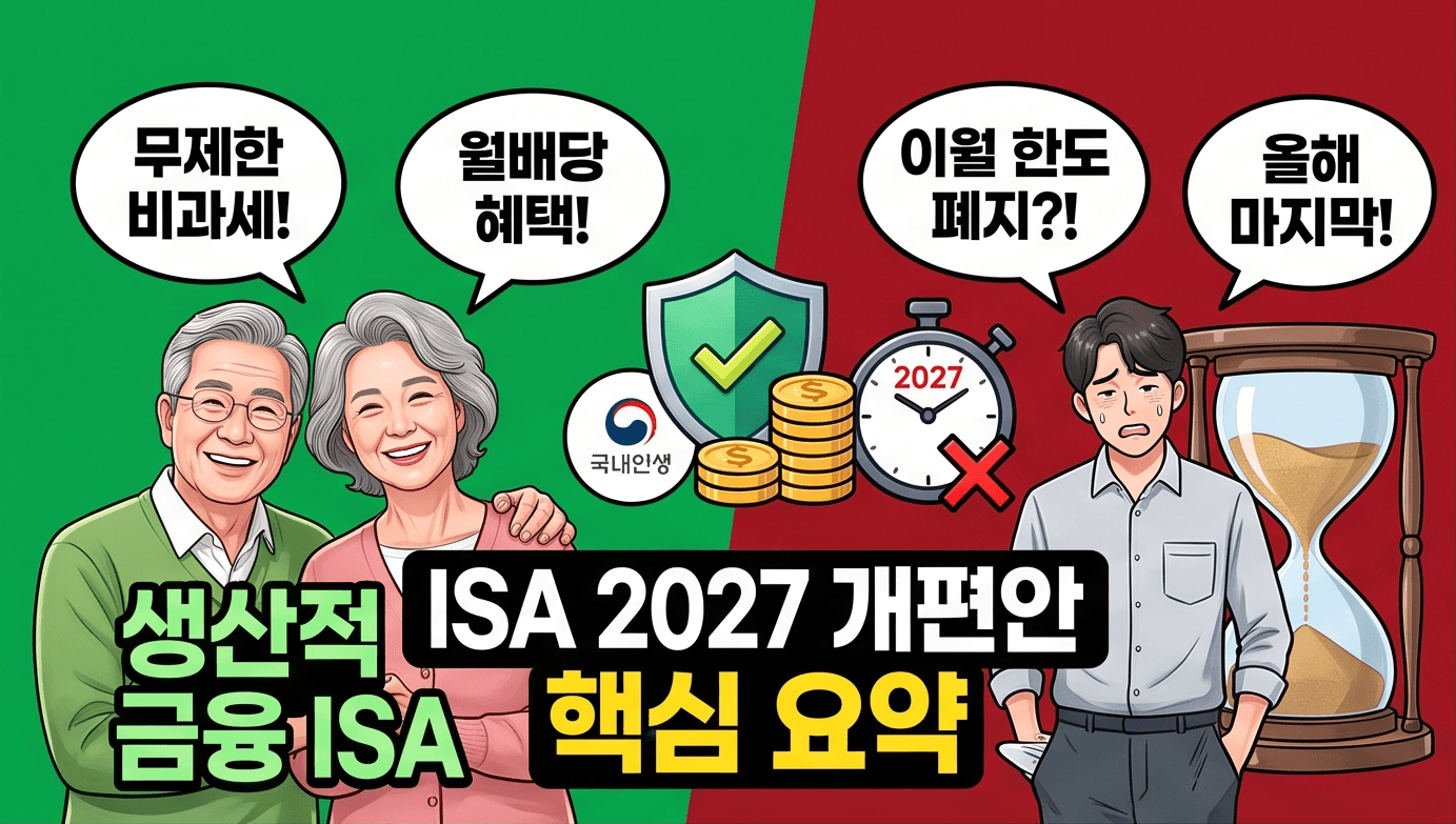 ISA 개편안 2027 납입한도 이월 폐지와 절세 전략
